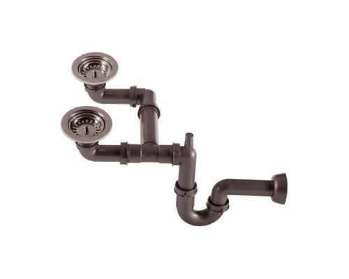 Kit De Fregadero Doble Tina Calibre 20 Eb Técnica Super Lujo
