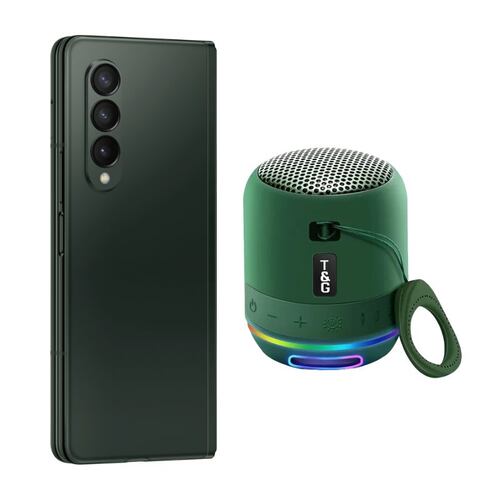 Galaxy Z Fold 3 256GB Verde Desbloqueado + Mini Bocina.