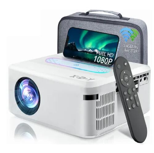 Proyector  Led Android Wifi 8k Full Hd 1080p 8000lumens Blanco