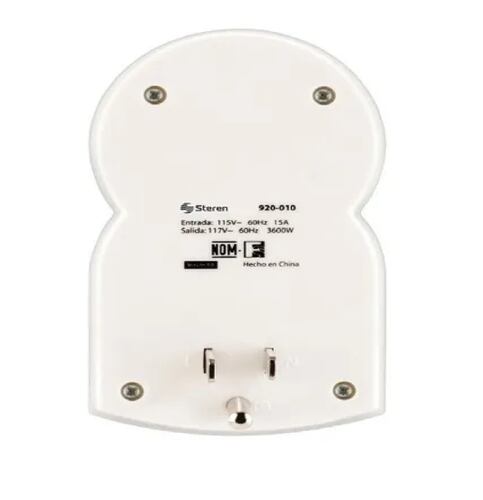Protector Voltaje Refrigerador Lavadora 3600w 920-010  Blanco