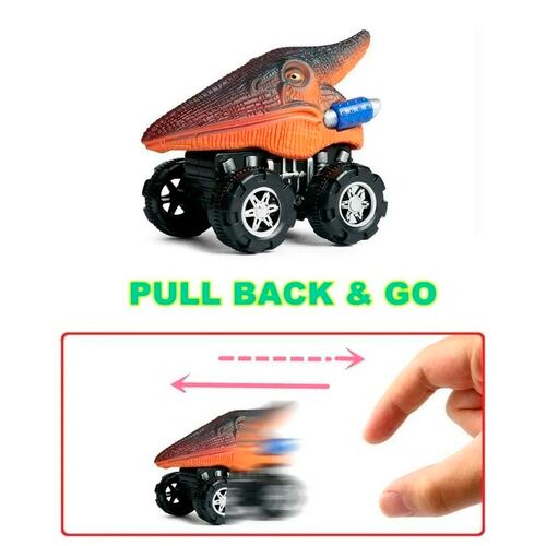 8pzs Dinosaurios Coches De Juguete Para Niños, Con T-rex.