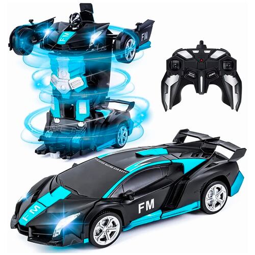 Coche Teledirigido Transformers De Control Remoto Para Niños.