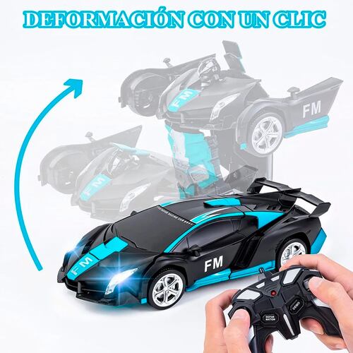 Coche Teledirigido Transformers De Control Remoto Para Niños.