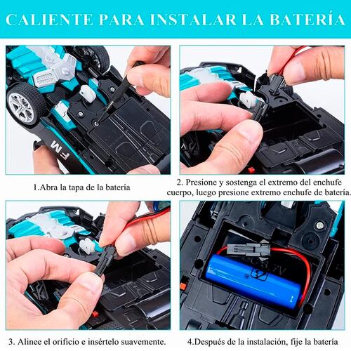 Coche Teledirigido Transformers De Control Remoto Para Niños.