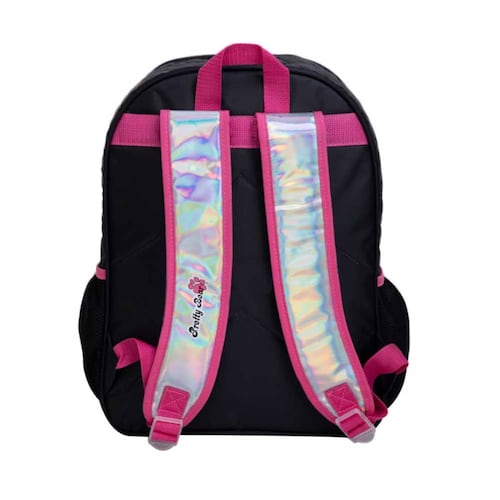 Mochila escolar tipo backpack para niña, color negro, marca Pretty Near, mod. 872548