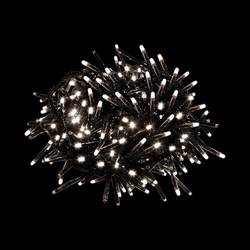 Serie Navideña 300 Led Luz Blanca Destello 5 Mts Paquete De 3