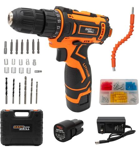 Taladro Atornillador Inalambrico 16.8v Recargable Eléctrico