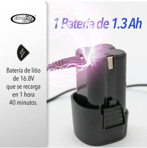Taladro Atornillador Inalambrico 16.8v Recargable Eléctrico
