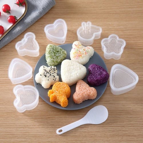 Moldes triangulares de Plastico para Onigiri 6pz