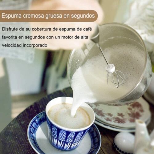 Espumador De Leche Máquina Eléctrica Portátil Negra