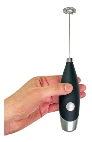 Batidor Eléctrico  Espuma Leche Y Bate Negro