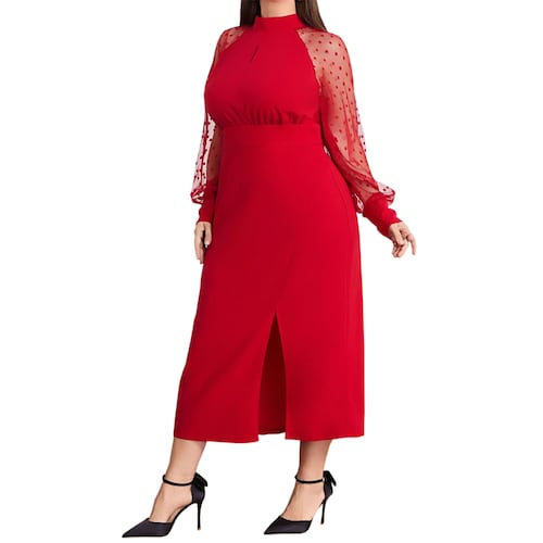 Vestido Elegante Casual Dama Glamour Tallas Extra Plus