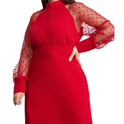 Vestido Elegante Casual Dama Glamour Tallas Extra Plus