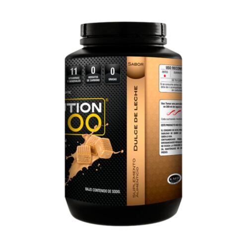 Suplemento en polvo Evolution WP100 proteínas sabor Dulce de Leche de 1.4kg