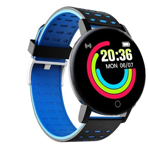Reloj Inteligente Smartwatch 119 Plus Contra Agua Oximetro.