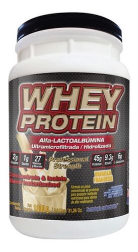 Suplemento en polvo Whey Protein 1000 Gr  Proteina Sabor Vainilla Francesa