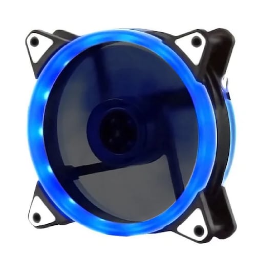 Kit De 3 Ventiladores Pc,120mm 1200rpm Disipador Rgb Azul