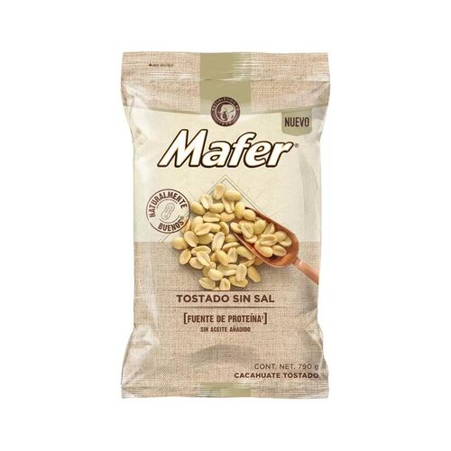 Cacahuate Sin Sal Mafer 790 g