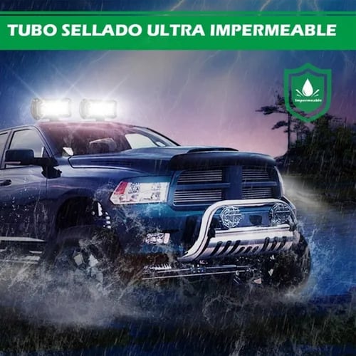 Par Faros 7 auxiliares 120w Triple-fila 6000k