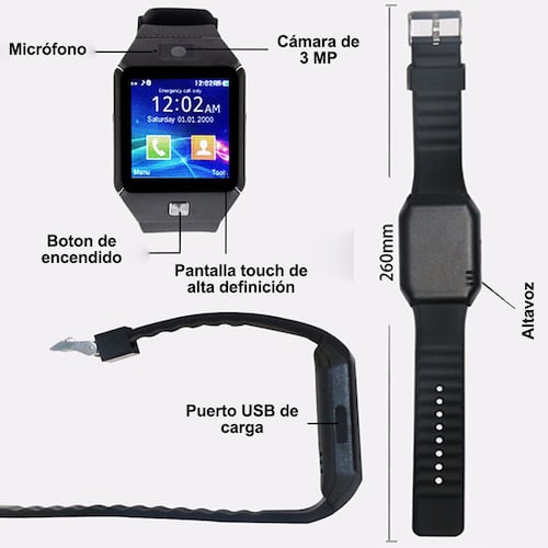 Smart Watch Dz09 Solo Tiene Bluetooth relojinteligente barato.