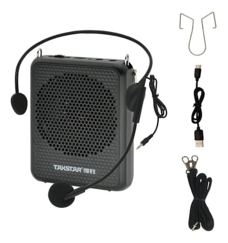 Mini Amplificador De Voz Digital Portátil 8w Negro