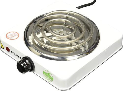 Parrilla eléctrica Taurus ALPHA-FORNAX blanca 127V