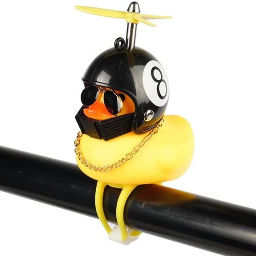 Patito Con Casco Moto Pato Para Auto Choper Bicicleta Lentes.