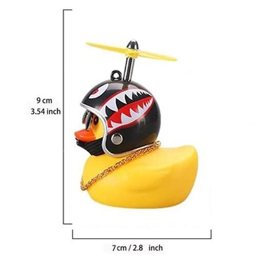 Patito Con Casco Moto Pato Para Auto Choper Bicicleta Lentes.