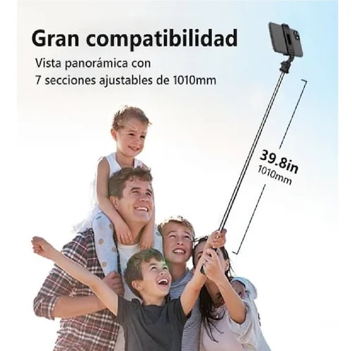 Palo Selfies Trípode  Bluetooth Selfie Stick Remoto