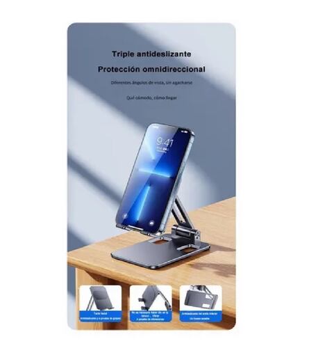 Soporte Ajustable De Aluminio Para Teléfono/tablet/consola