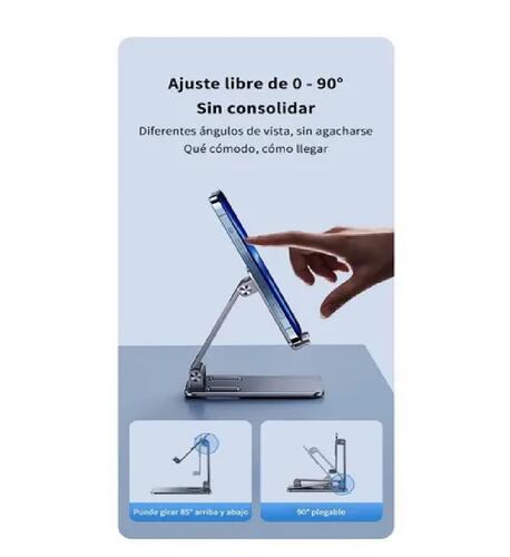 Soporte Ajustable De Aluminio Para Teléfono/tablet/consola
