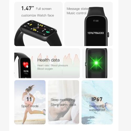 Smart watch Reloj Inteligente Fralugio C11 Full Touch