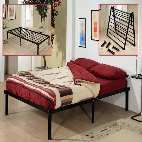 Base P/Cama Matrimonial Plegable Negro 3030 Excelsior