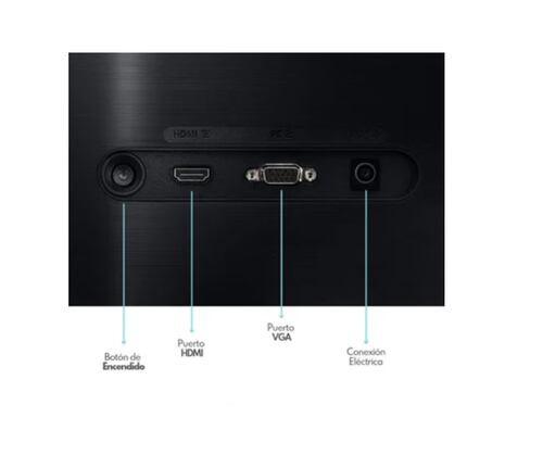Monitor Samsung S33A Essential 22Pulg FHD 60hz 5ms HDMI VGA Plano Black LS22A336NHLXZX.