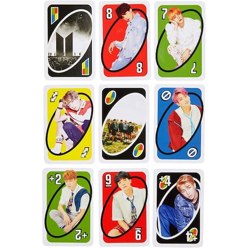 Juego de mesa Mattel UNO Edición Especial De BTS