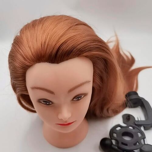Cabeza De Maniquí De Entrenamiento De Peluquería 24 Pulgadas