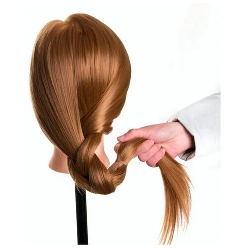 Cabeza De Maniquí De Entrenamiento De Peluquería 24 Pulgadas