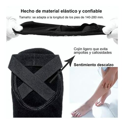 Calcetines De Yoga Danza Pilates Antiderrapantes 5 Pares