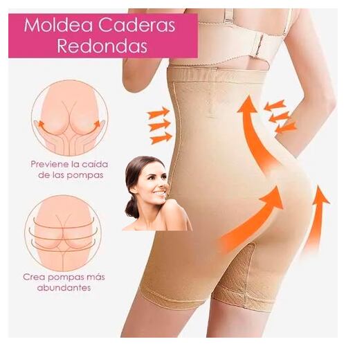 Panty Faja Short Reductora Moldeadora Doble Compresión G 114
