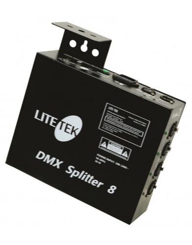 Splitter Lite Tek Dmx Splitter 8 1 Entrada 8 Salidas.
