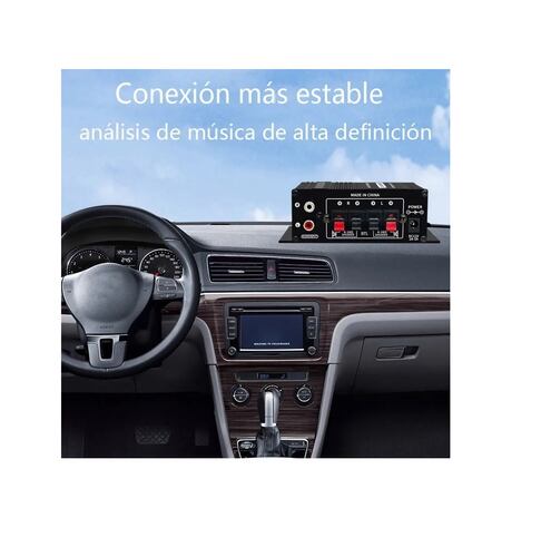 Amplificador 400w Para Auto Moto Casa Conexion Rca