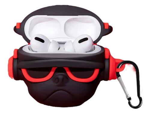 Funda Case Protector Compatible Con AirPods Pro 2da Generacion diseño Perro Dj.