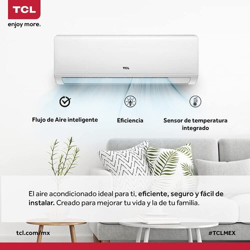 Minisplit TCL Inverter (1 ton, 220V, Solo Frío)