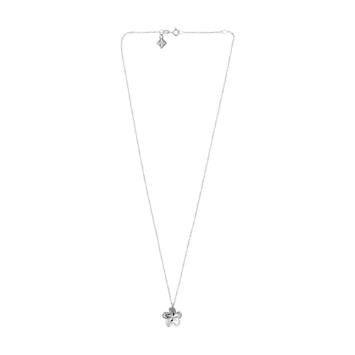 Dije flor de plata .925 y cadena, Colección Floral, Joyería para Mujer de Anante Joyería.