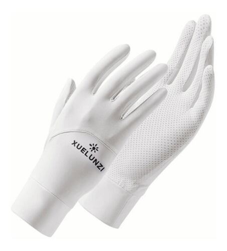 Guantes De Protección Solar Para Mujer Blancos