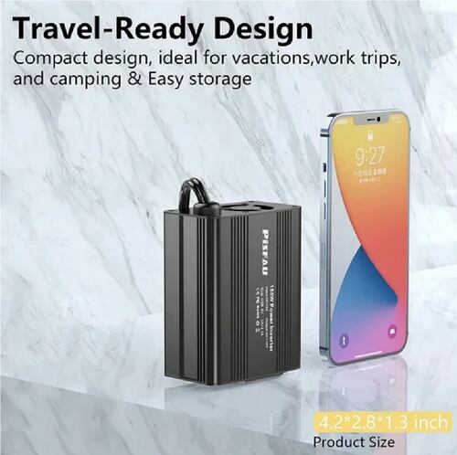 Inversor De Alta Potencia Para Coche 150 W, Doble Usb