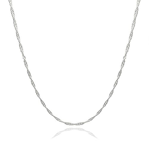 Collar de cadena torcida plata .925, Joyería para Mujer de Anante Joyería.
