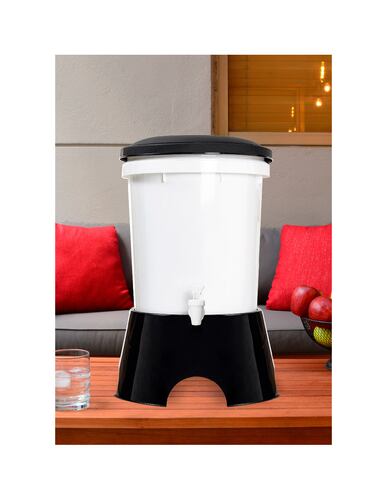 Ecofiltro Purificador Dispensador y Filtro de Agua Colors Grande (20 L) Negro .