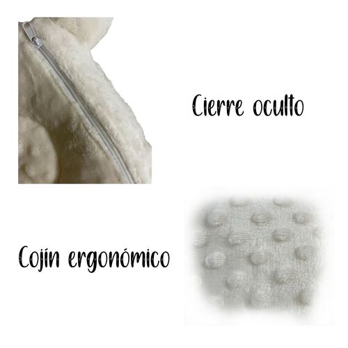Almohada Para Bebe Latex Natural Prevenir Cabeza Plana.