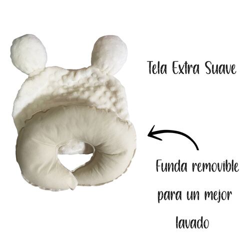 Almohada Para Bebe Latex Natural Prevenir Cabeza Plana.